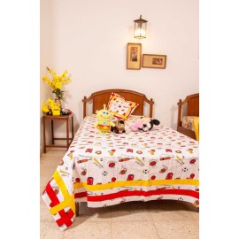 Sporty single bed cover