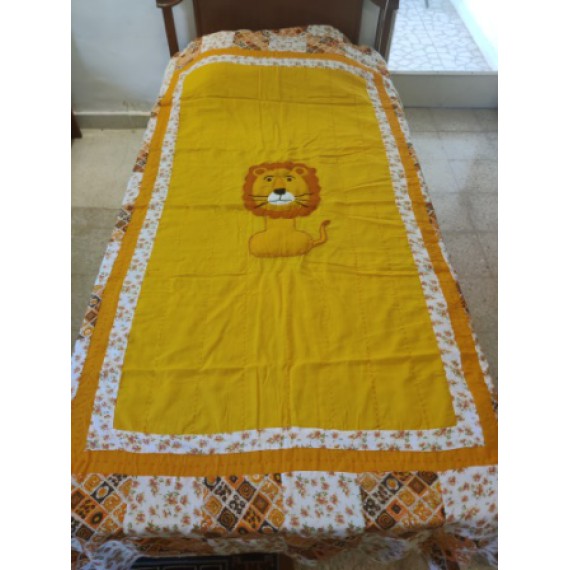 Lion single bed cover