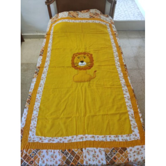 Lion single bed cover