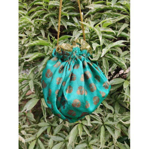 Green ghungroo bag