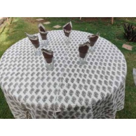 Nargis round table cloth for six