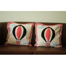 Hot air balloon cushion covers