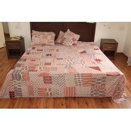 Bageecha patchwork double bed cover