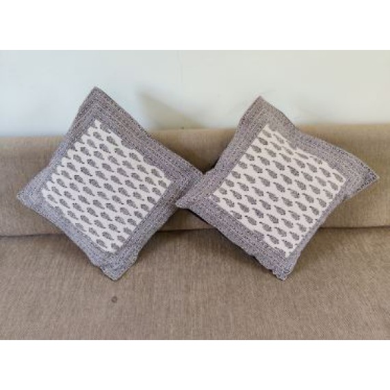 Bagh black and white cushion cover