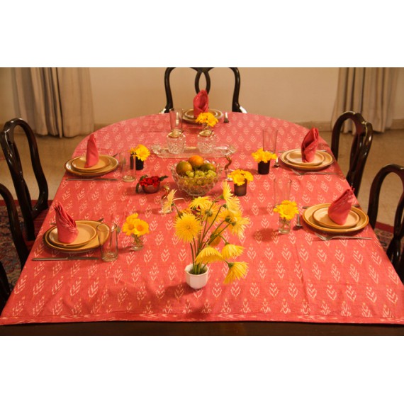 Nandini ikat table cloth for six