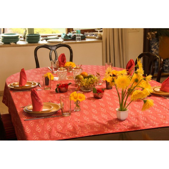 Nandini ikat table cloth for six