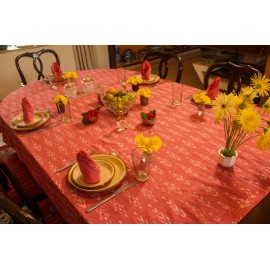 Nandini ikat table cloth for six