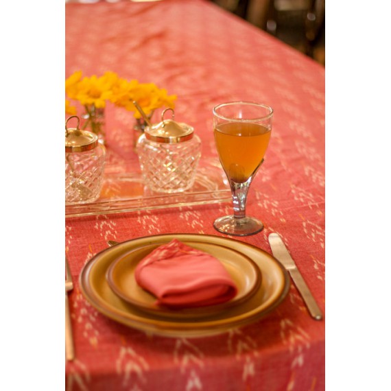 Nandini ikat table cloth for six