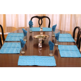 Blue Ikat Table Mats